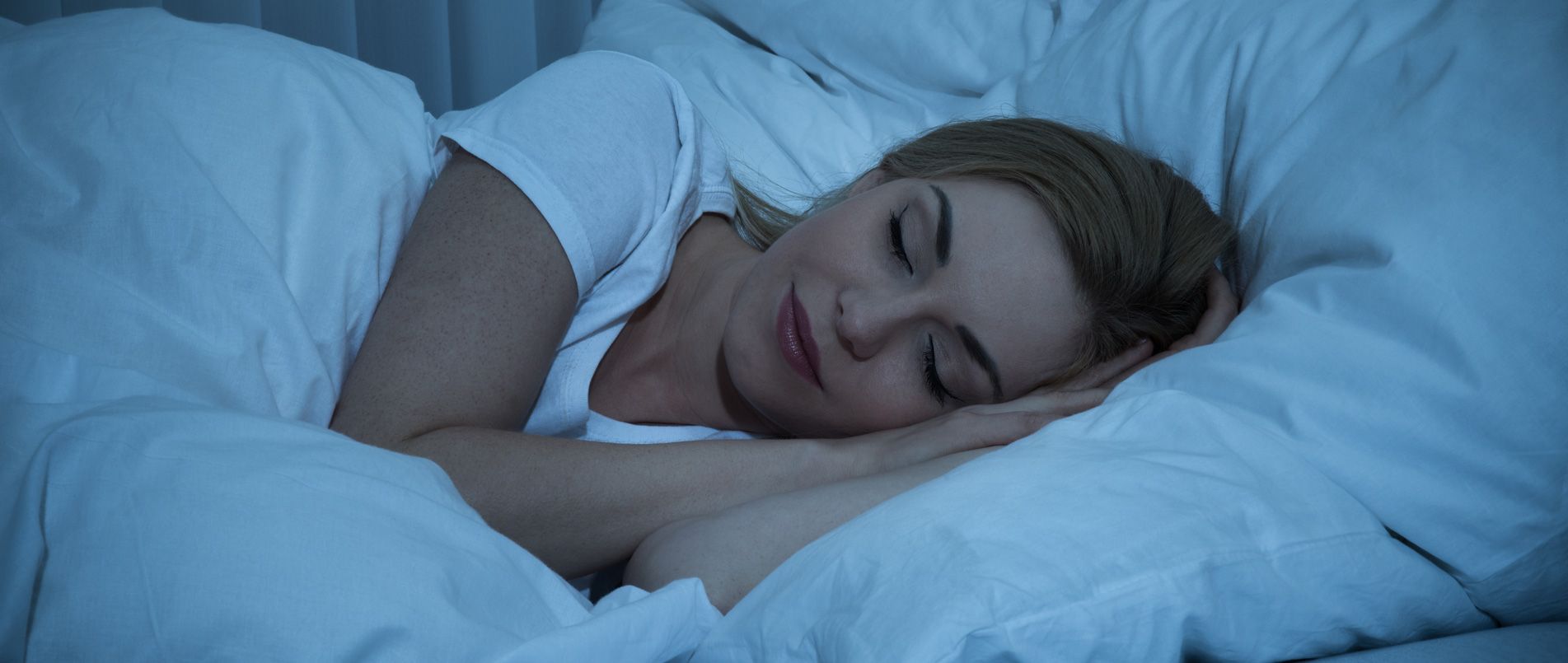 woman sleeping peacefully after sleep disorder treatment